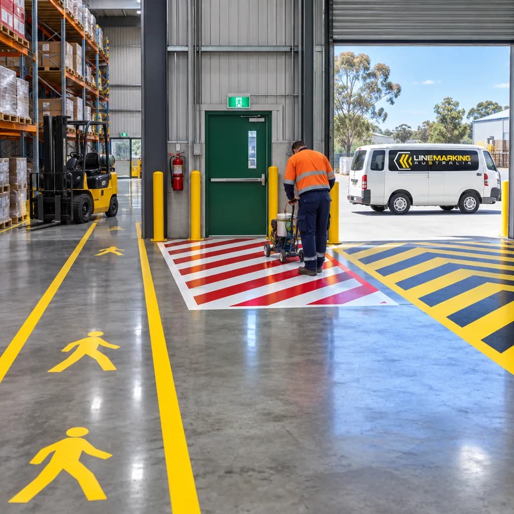 Warehouse Safety Marking Warehouse Safety Marking